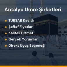 antalya umre şirketleri