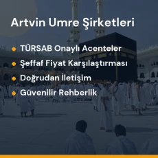 artvin umre şirketleri