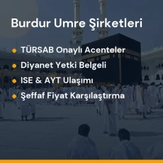Burdur yetkili ve güvenilir umre tur acenteleri karşılaştırması