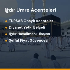 Iğdır yetkili ve güvenilir umre tur acenteleri karşılaştırması