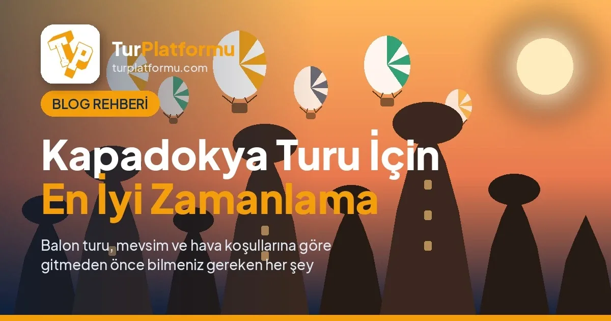 Kapadokya Turu İçin En İyi Zamanlama