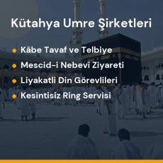 Kütahya umre programları ve kutsal mekanlar ziyaret rehberi