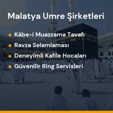 Malatya umre programları ve kutsal mekanlar ziyaret rehberi