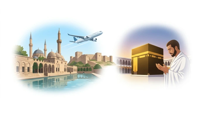 Şanlıurfa umre turları ile Kâbe tavafı ve kutsal topraklar ziyareti